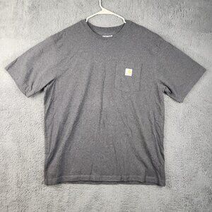 Carhartt Short Sleeve Loose Fit Workwear Size Large Original Pocket T-Shirt K87